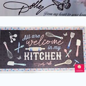 Dolly Parton, 'All Are Welcome In My Kitchen' Anti-Fatique Kitchen Mat
